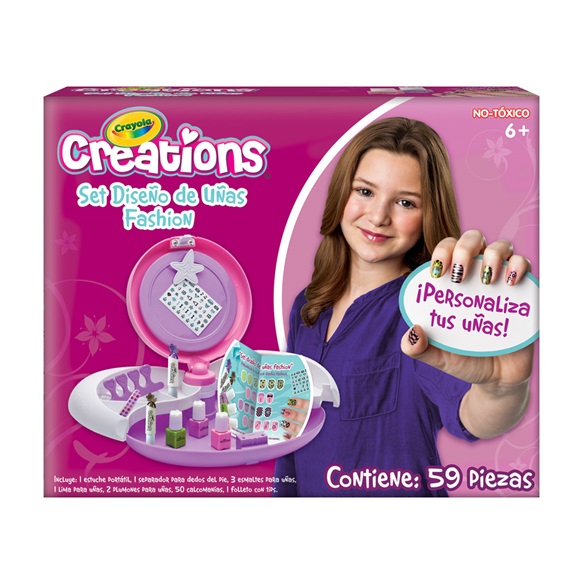 Crayola Creations Set Diseño De Uñas Fashion