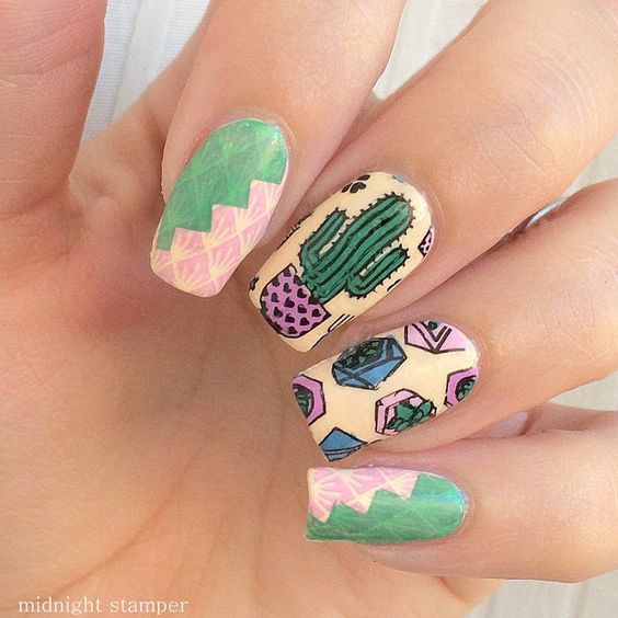 decoradas-cactus-diseno-de-unas-cactus-4