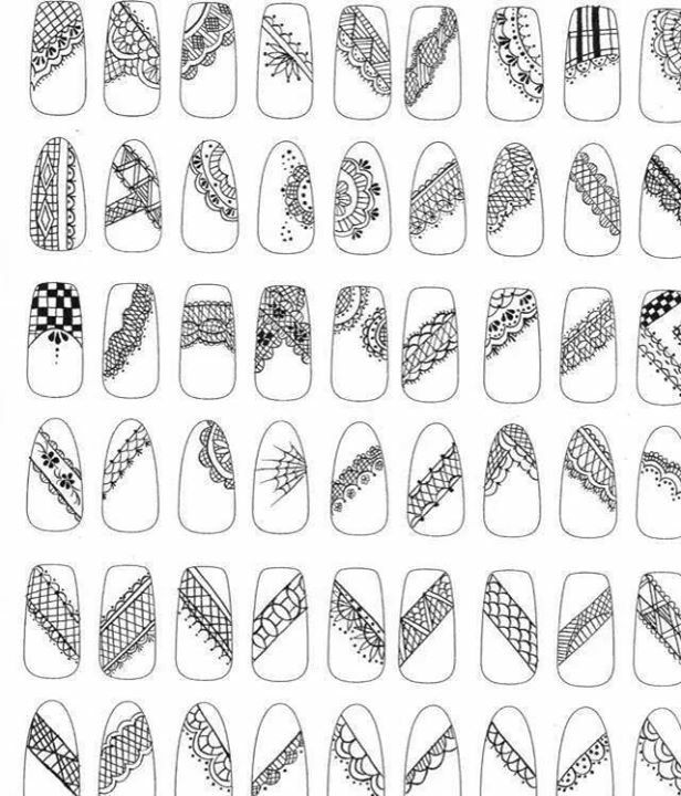 Diseñadora De Uñas Para Colorear