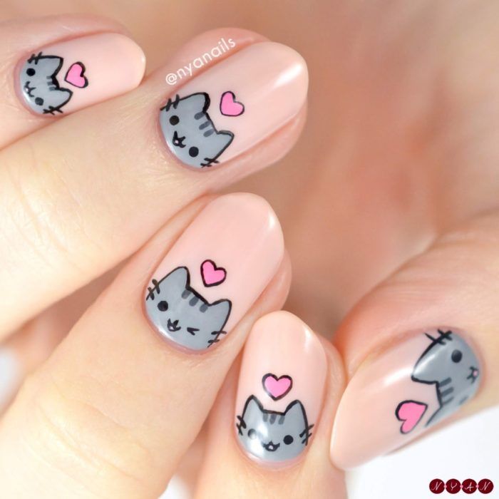 Diseño De Animales Para Uñas Cortas
