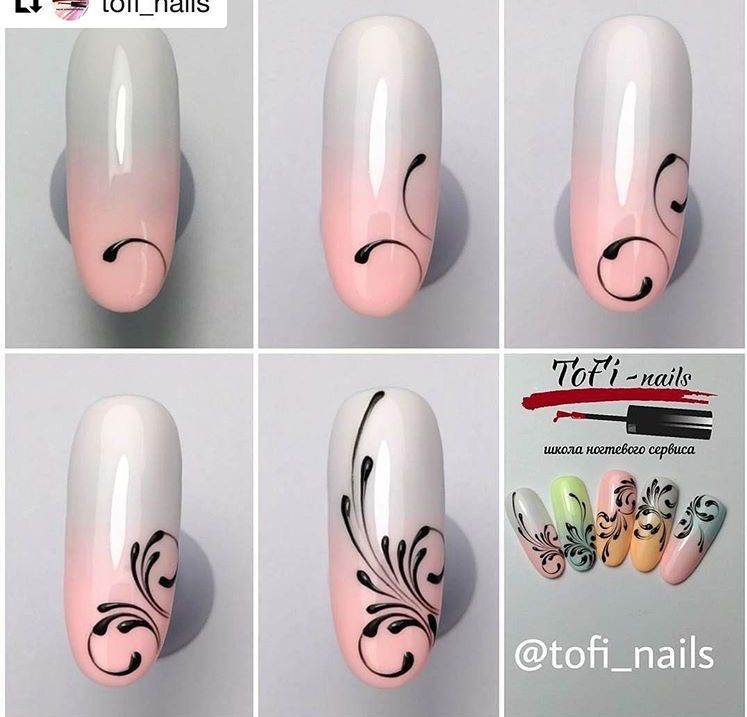 Diseño De Mano Alzada Para Uñas Tutorial