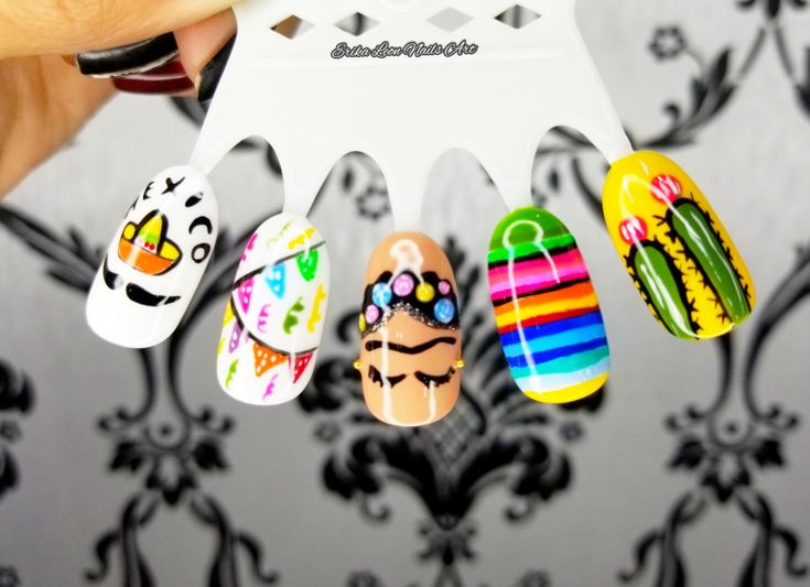 diseno-de-pedicura-unas-frida-kahlo-4
