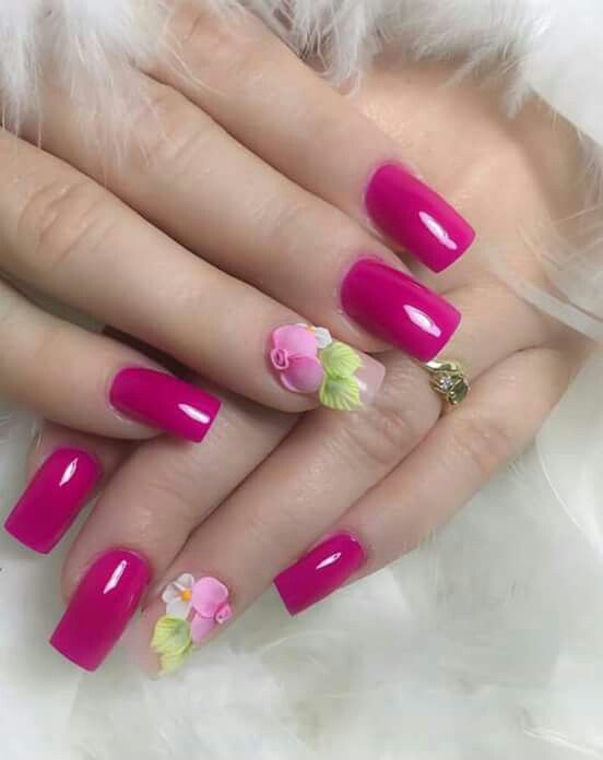 Diseño De Uñas Acrilicas Fiusha