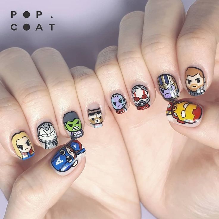 Diseño De Uñas Avenger End Game