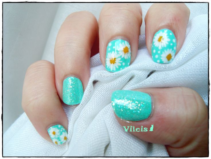 diseno-de-unas-azul-turquesa-y-verde-limon-2