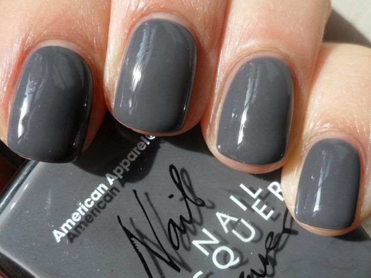 Diseño De Uñas Barniz Gris