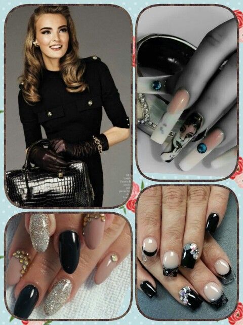 Diseño De Uñas Color Pin Up