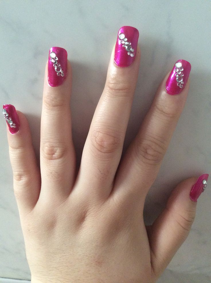 diseno-de-unas-color-rosa-mexicano-4