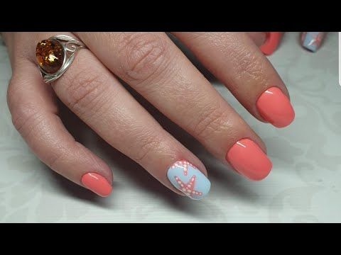 diseno-de-unas-color-salmon-con-blanco-5