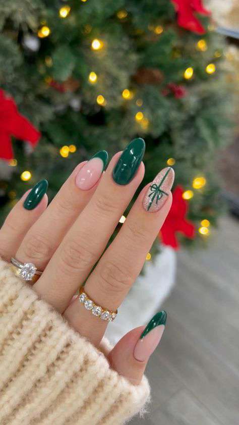 diseno-de-unas-color-verde-para-navidad-6