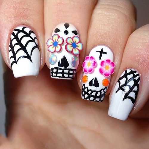 diseno-de-unas-con-calaveras-mexicanas-6
