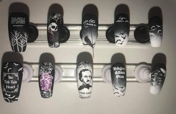 diseno-de-unas-con-edgar-allan-poe-6