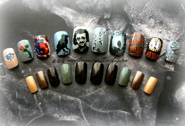 diseno-de-unas-con-edgar-allan-poe-7