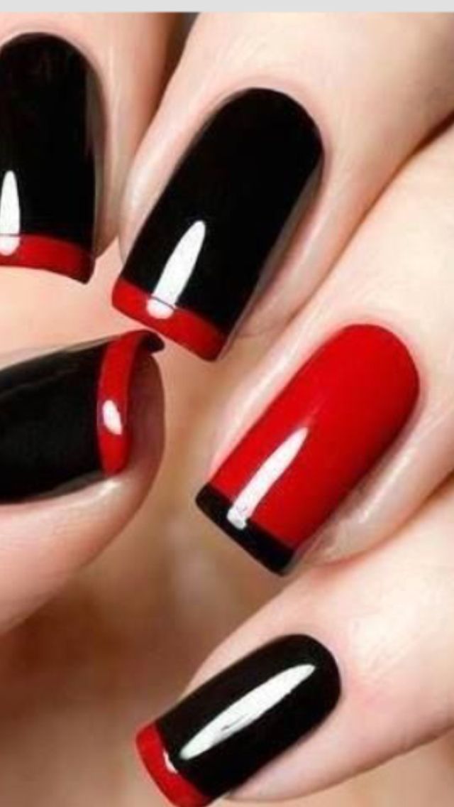 diseno-de-unas-con-gelish-negro-y-vino-4