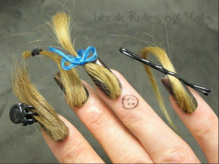 Diseño De Uñas Con Pelos