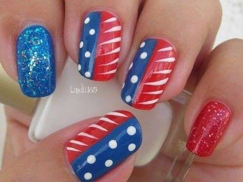 diseno-de-unas-con-rojo-y-azul-3