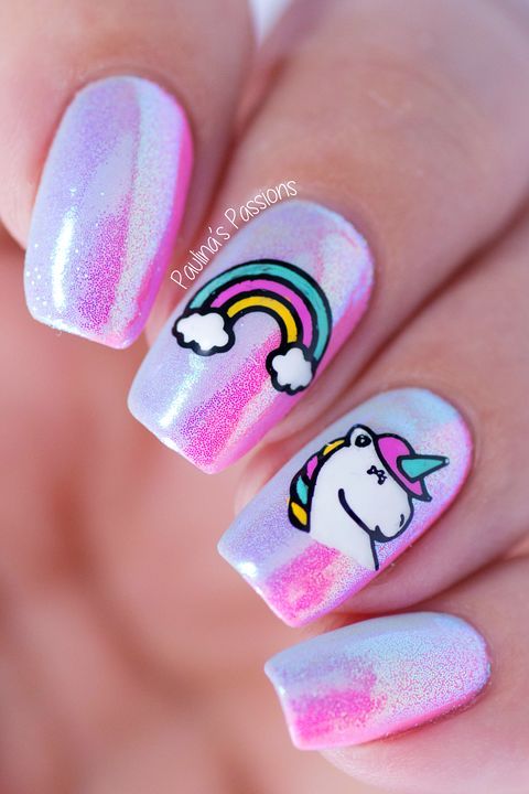diseno-de-unas-con-unicornio-3