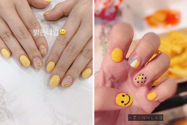diseno-de-unas-cortas-color-amarillo-6