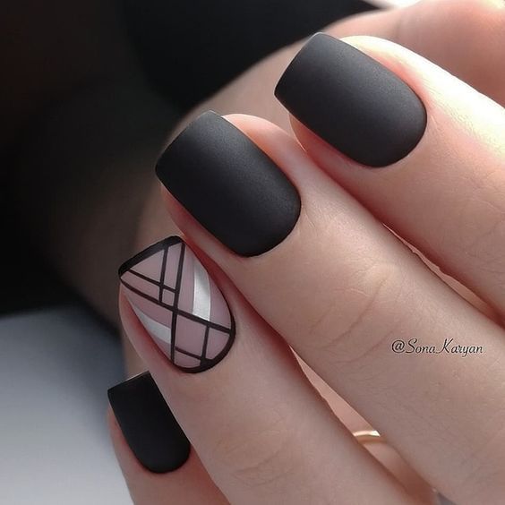 diseno-de-unas-cortas-con-gelish-color-mate-3