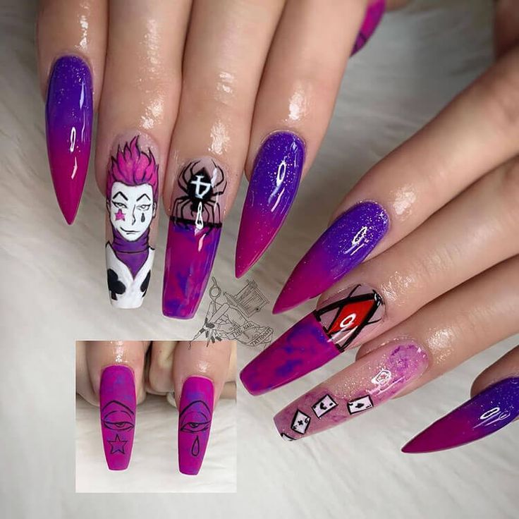 diseno-de-unas-de-el-sin-cara-anime-4