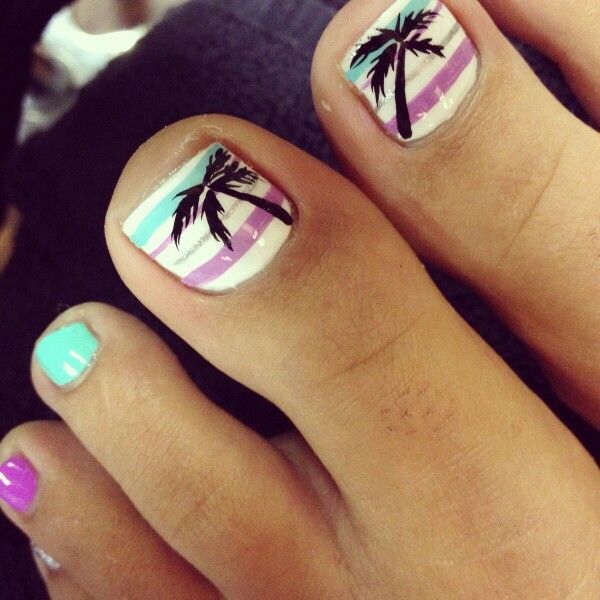 Diseño De Uñas De Los Pies Playa Novia