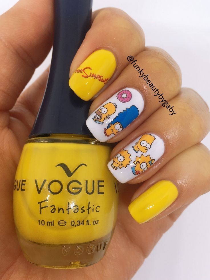 diseno-de-unas-de-los-simpson-3