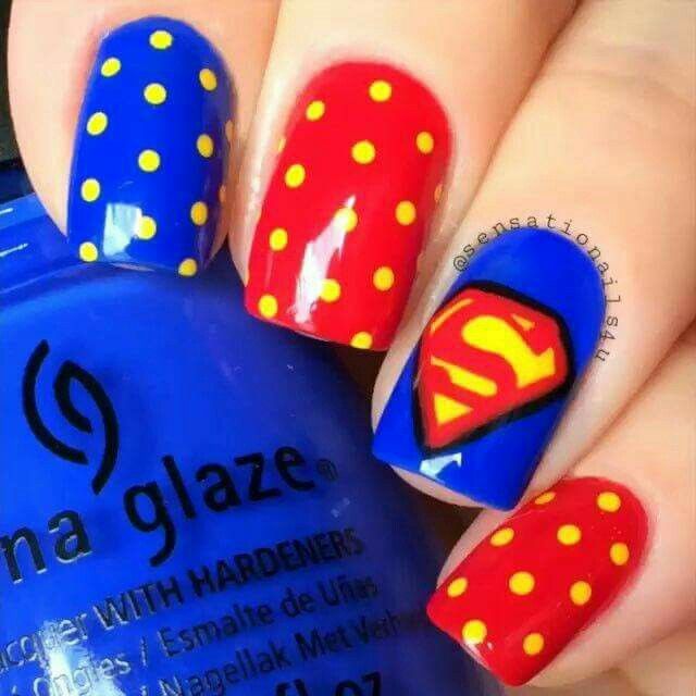 diseno-de-unas-de-superman-2