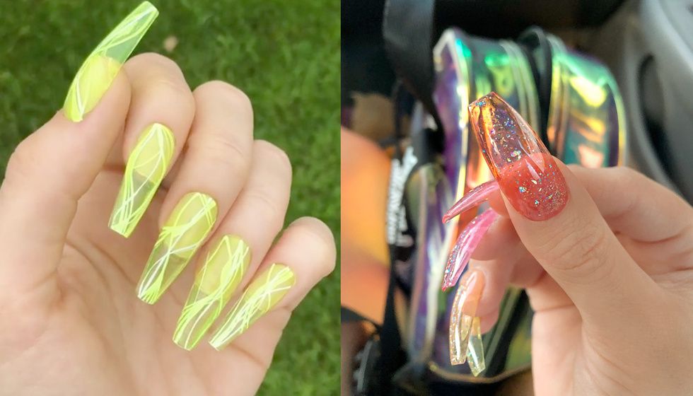 Diseño De Uñas Efecto Gelatina