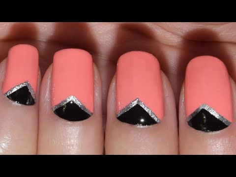 diseno-de-unas-en-color-coral-con-negro-4