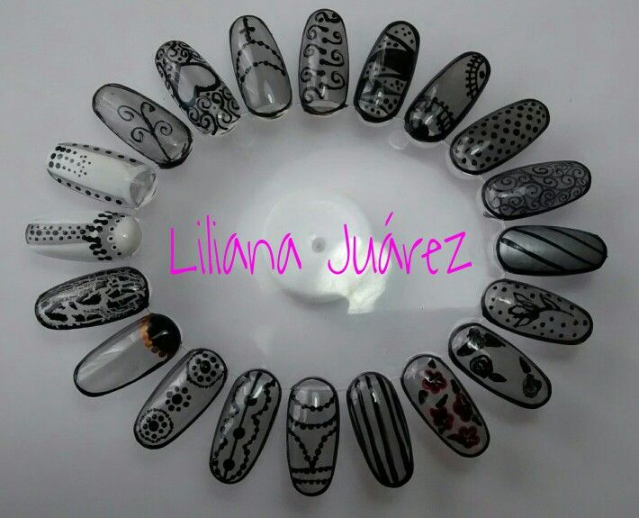 Diseño De Uñas en Color Humo