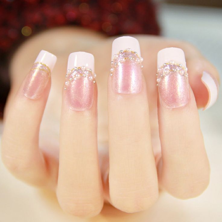 Diseño De Uñas en Frances Estilo Coreanas Imagen