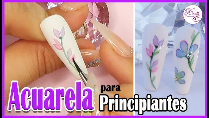 Diseño De Uñas en Tecnica De Craquelado 3d en Uñas