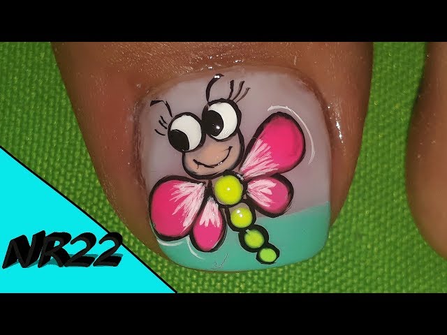 diseno-de-unas-faciles-con-libelulas-y-mariposas-4