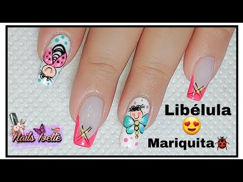 diseno-de-unas-faciles-con-libelulas-y-mariposas-7