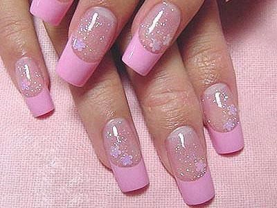 Diseño De Uñas Francesas Color Rosa