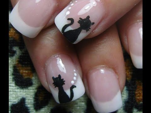 diseno-de-unas-francesas-con-gatitos-4