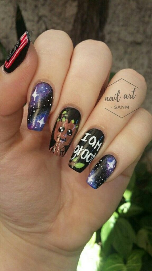 Diseño De Uñas Groot