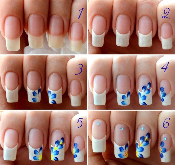 Diseño De Uñas Mano Alzada Facil