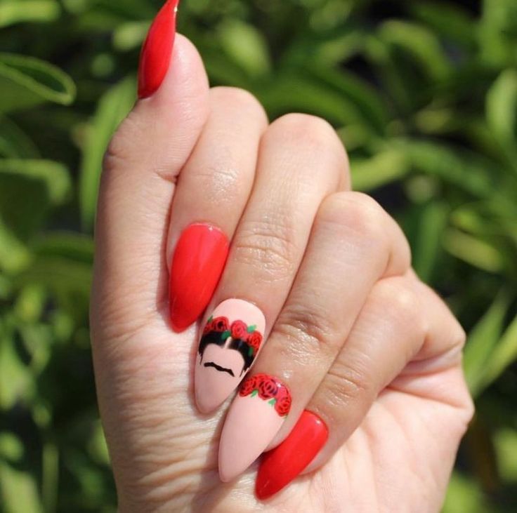 diseno-de-unas-mexicanas-en-color-rojo-3