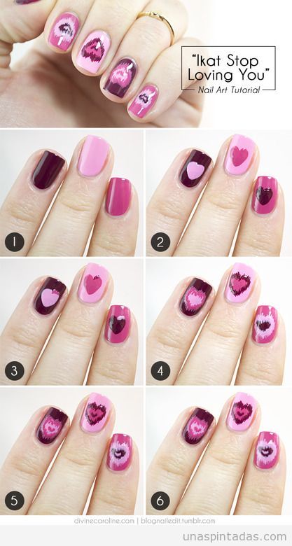 Diseño De Uñas Naturales Con Esmalte Paso a Paso