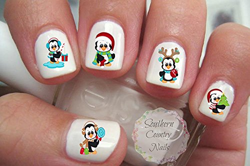 diseno-de-unas-navidenas-pinguino-6