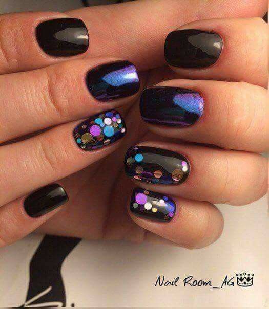 diseno-de-unas-negro-confeti-4