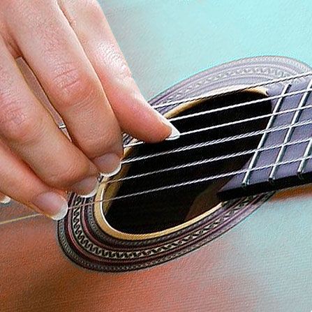 Diseño De Uñas Para Guitarra Acustica