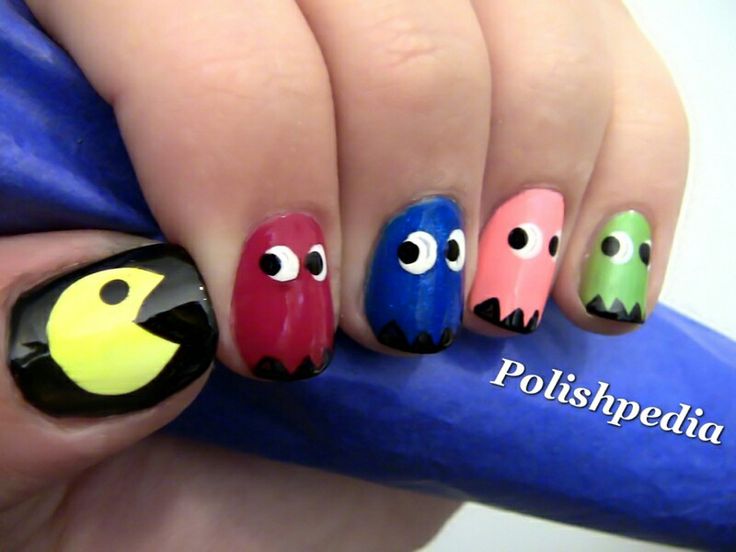 diseno-de-unas-para-ninas-de-pacman-4