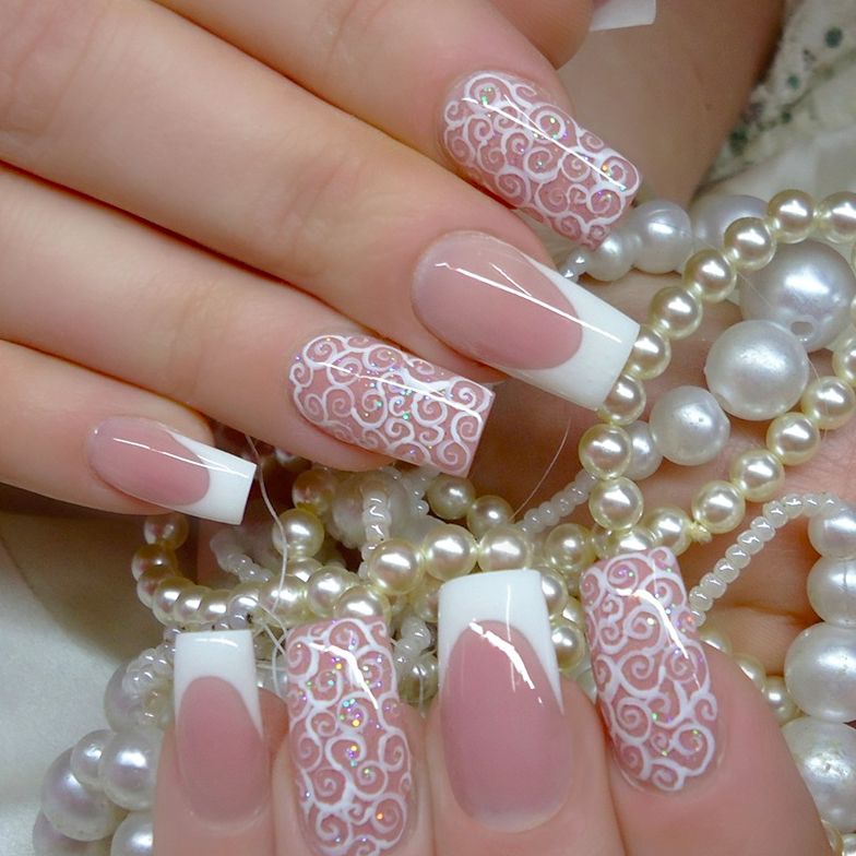 Diseño De Uñas Para Novia Estilo Encaje