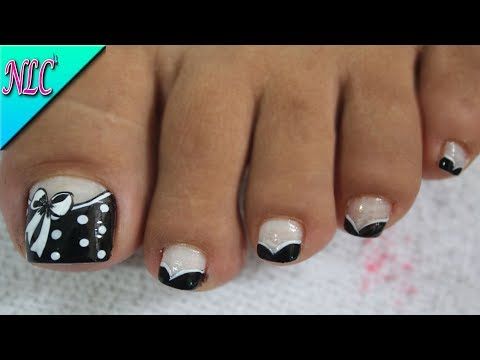 Diseño De Uñas Para Pies Frances Negras