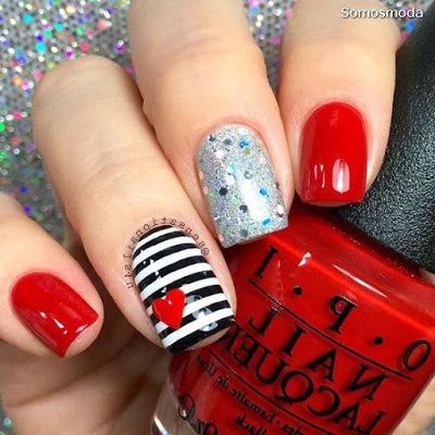 diseno-de-unas-san-valentin-negro-y-rojo-6