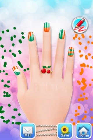 diseno-de-unas-verde-y-naranja-3
