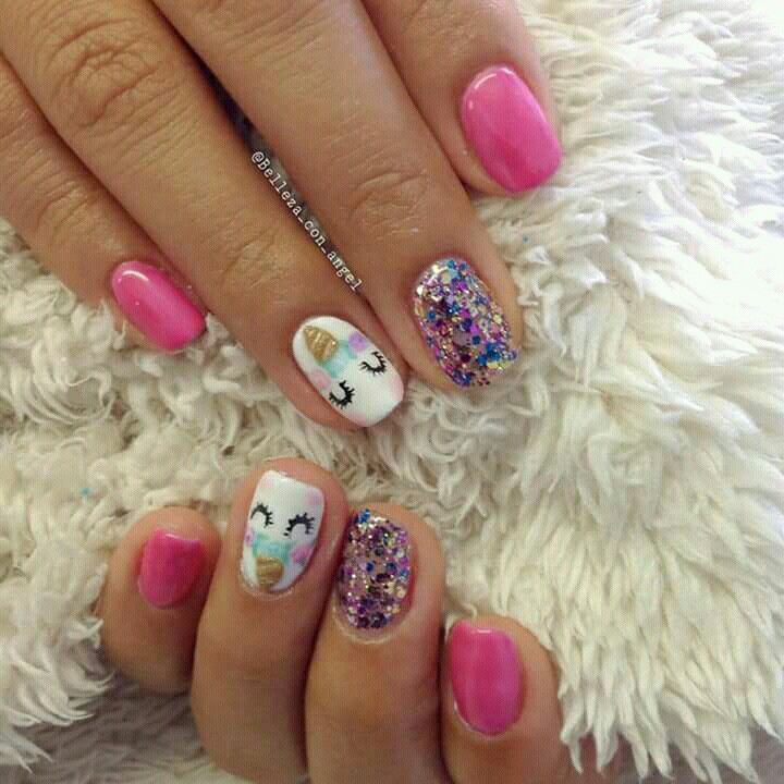diseno-para-unas-de-nena-con-unicornio-cortitas-5