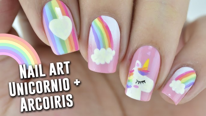 diseno-para-unas-de-nena-con-unicornio-cortitas-6
